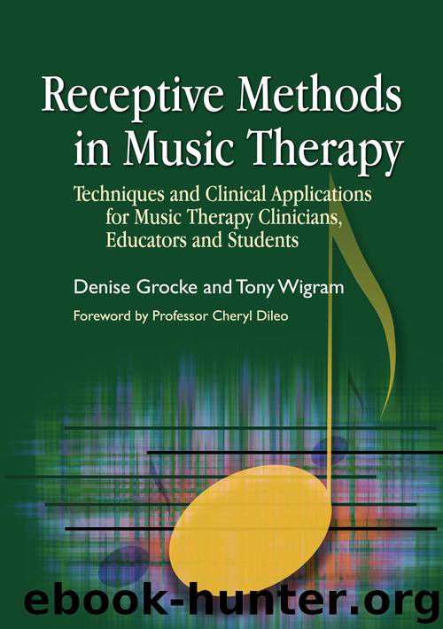 Receptive Methods in Music Therapy by Denise Grocke & Tony Wigram