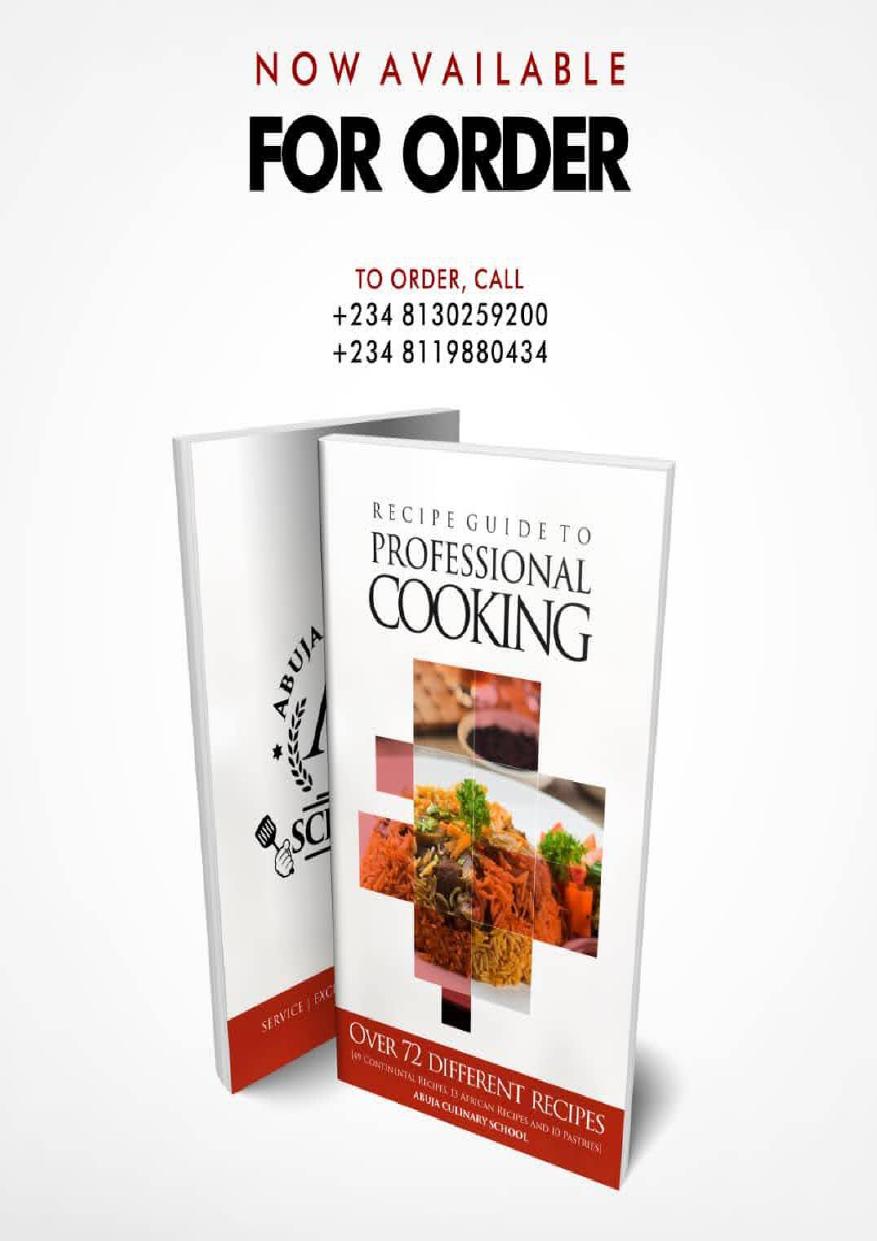 Recipe Guide to Professional Cooking by Abuja Culinary School