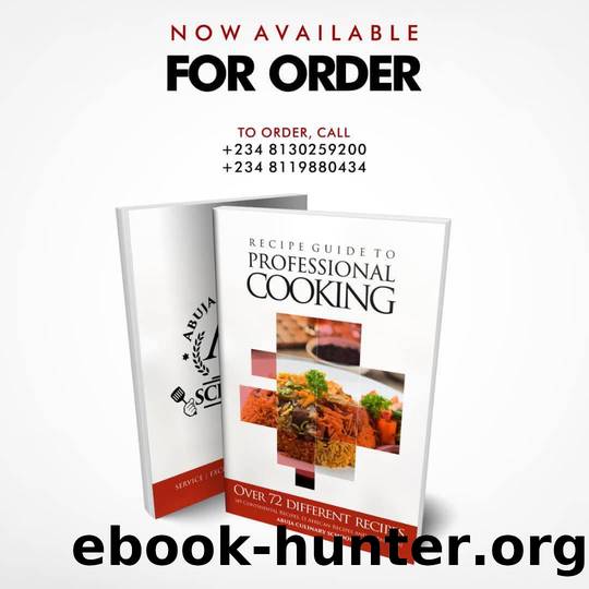 Recipe Guide to Professional Cooking by Culinary School Abuja