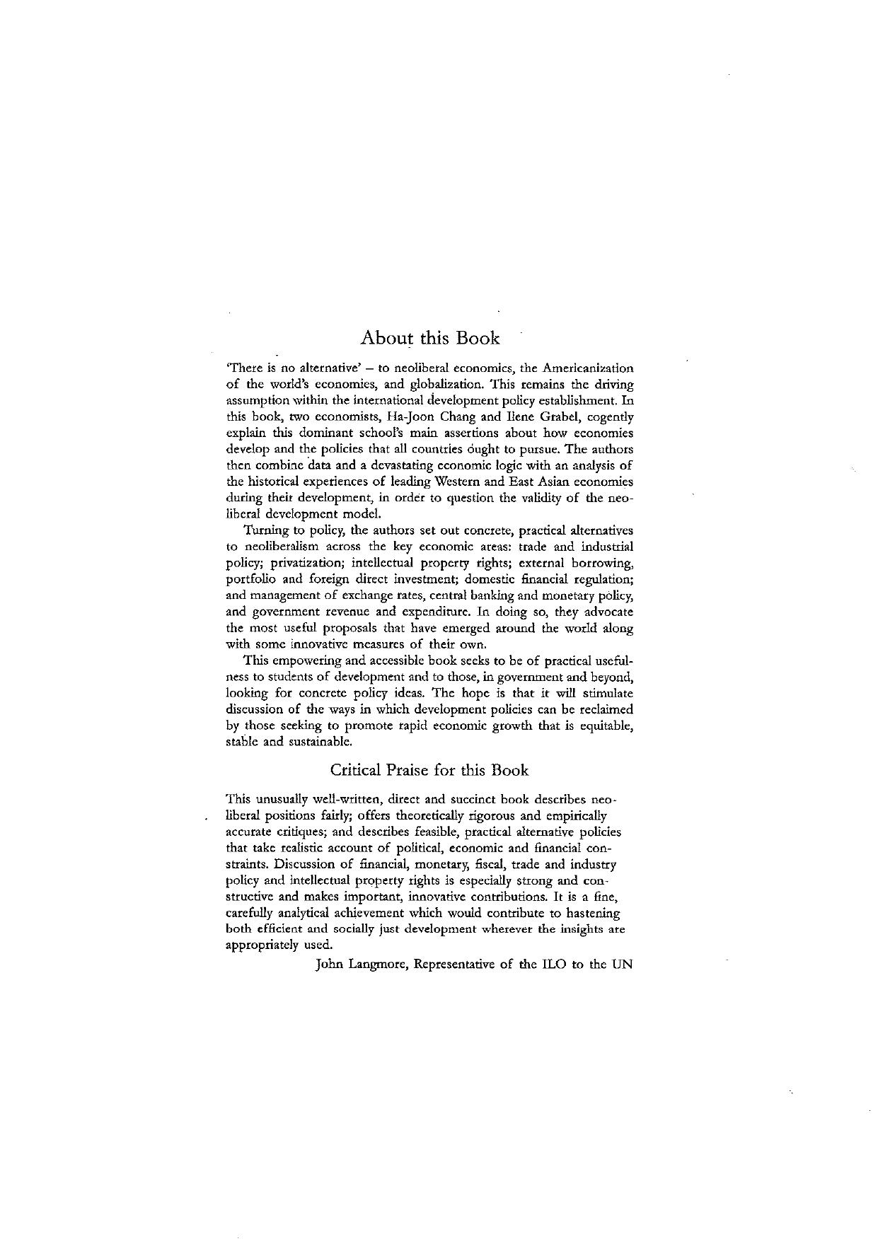 Reclaiming Development: An Economic Policy Handbook for Activists and Policymakers (Global Issues) by Ha-Joon Chang Ilene Grabel