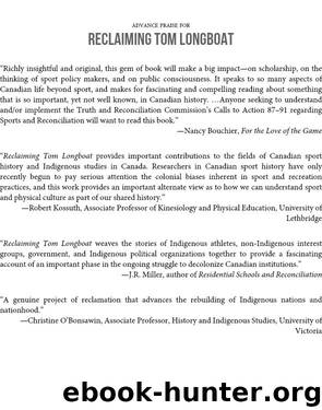 Reclaiming Tom Longboat by Janice Forsyth