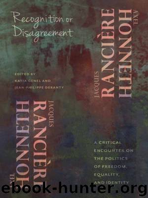 Recognition or Disagreement by Axel Honneth