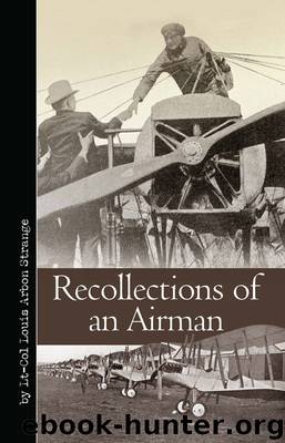 Recollections of an Airman (Vintage Aviation Series) by Louis Arbon Strange