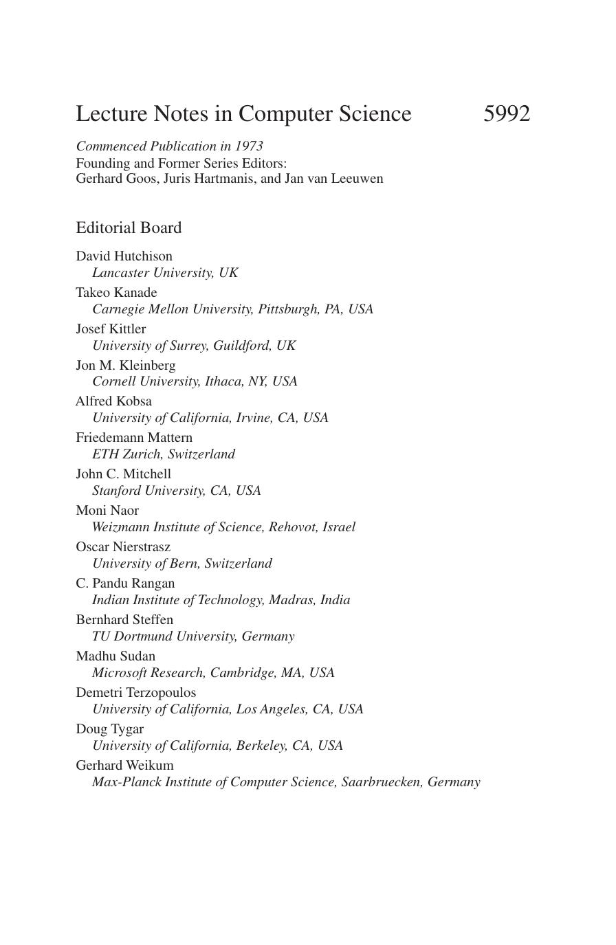 Reconfigurable Computing: Architectures, Tools and Applications: 6th International Symposium, ARC 2010, Bangkok, Thailand, March 17-19, 2010. Proceedings by unknow