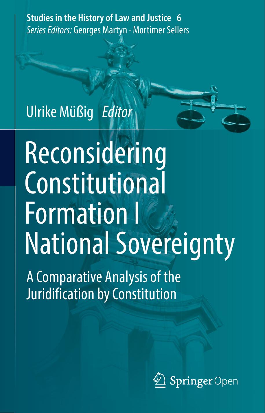 Reconsidering Constitutional Formation I National Sovereignty by Unknown