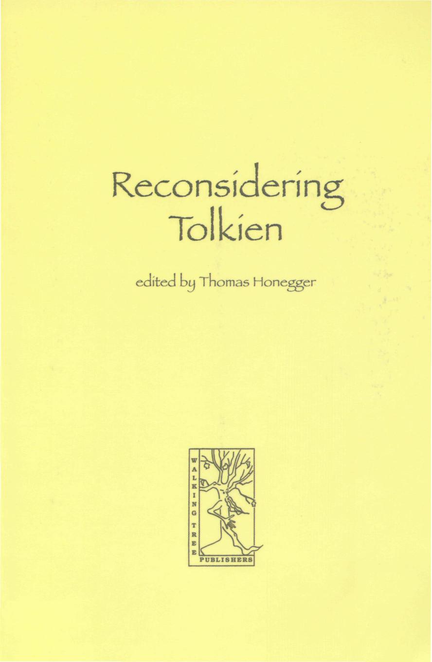 Reconsidering Tolkien by Thomas M. Honegger