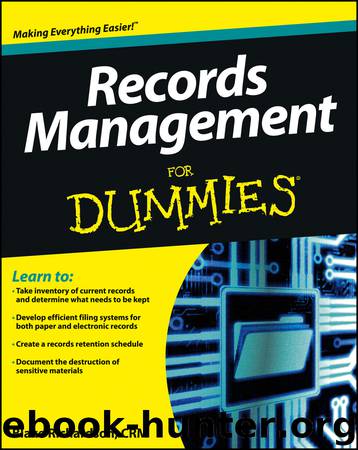 Records Management For Dummies by Blake Richardson