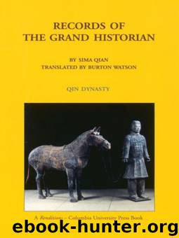Records of the Grand Historian: Qin Dynasty by Qian Sima
