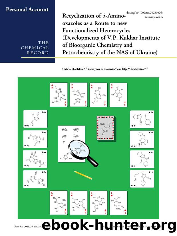 Recyclization of 5âAminoâ oxazoles as a Route to new Functionalized Heterocycles (Developments of V.P. Kukhar Institute of Bioorganic Chemistry and Petrochemistry of the NAS of Ukraine) by Unknown