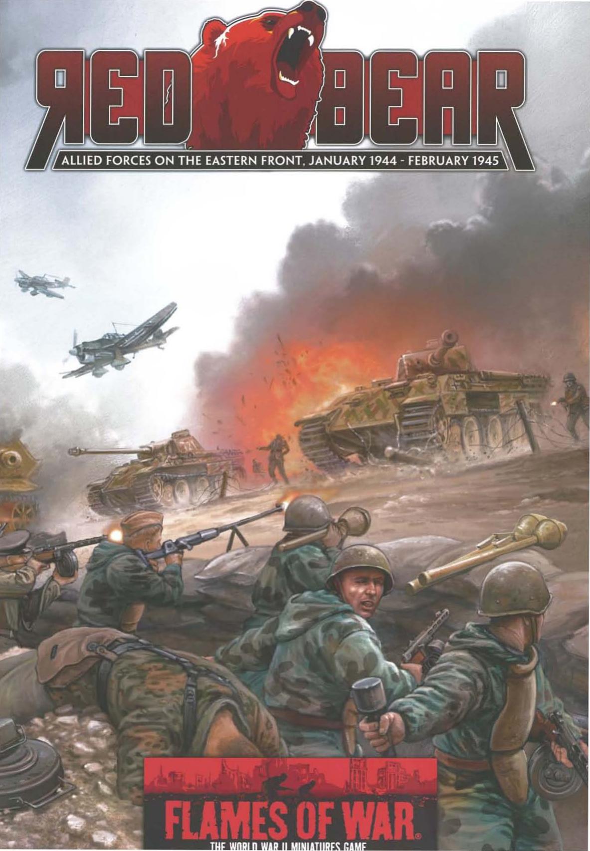 Red Bear: Allied Forces on the Eastern Front, January 1944-February 1945 (Flames of War) by Unknow