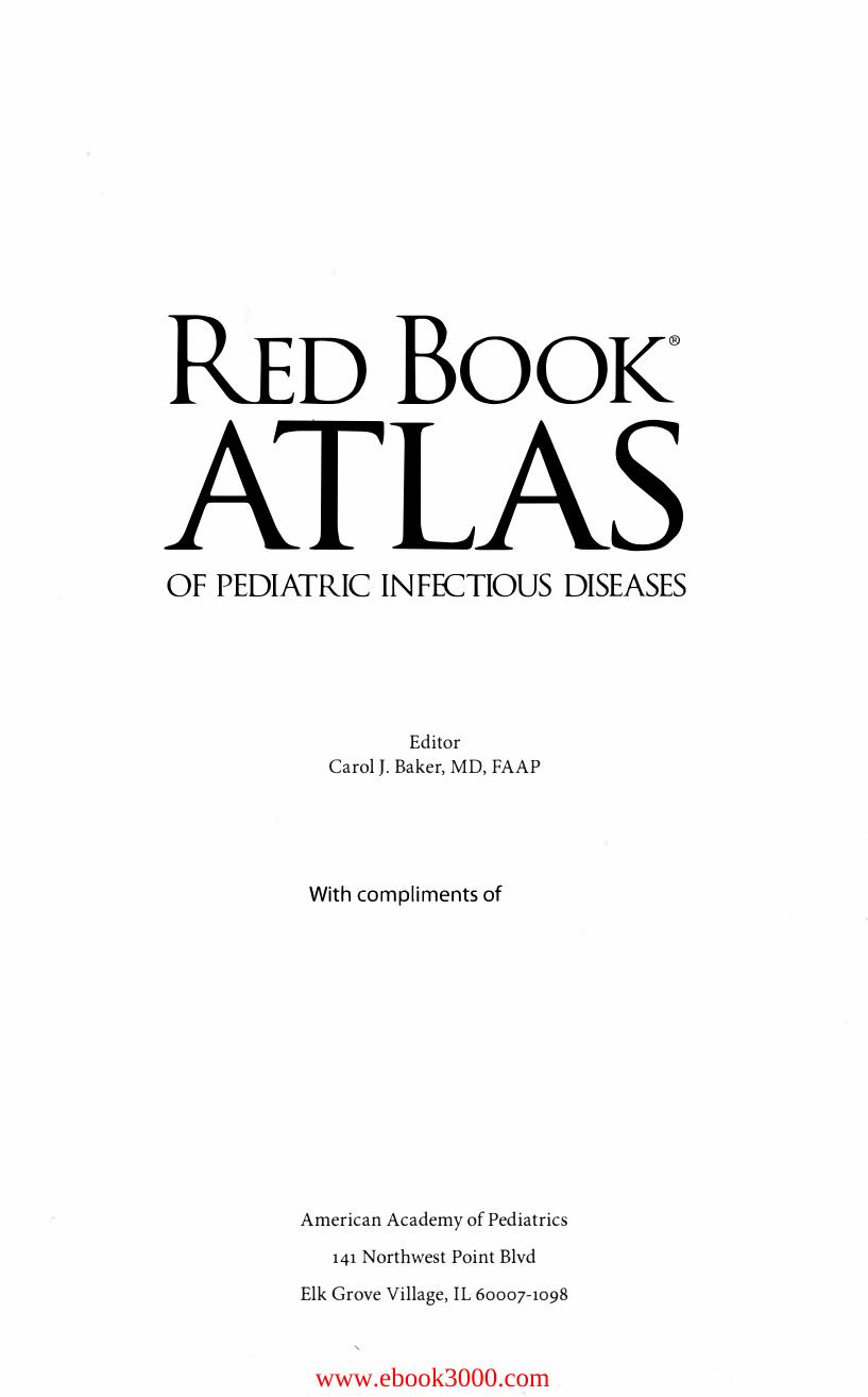Red Book Atlas of Pediatric Infectious Diseases by Unknow