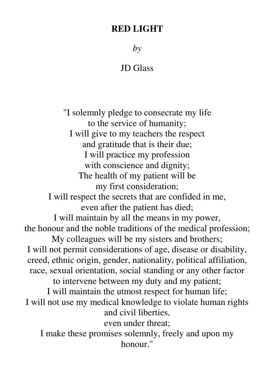 Red Light by J.D. Glass