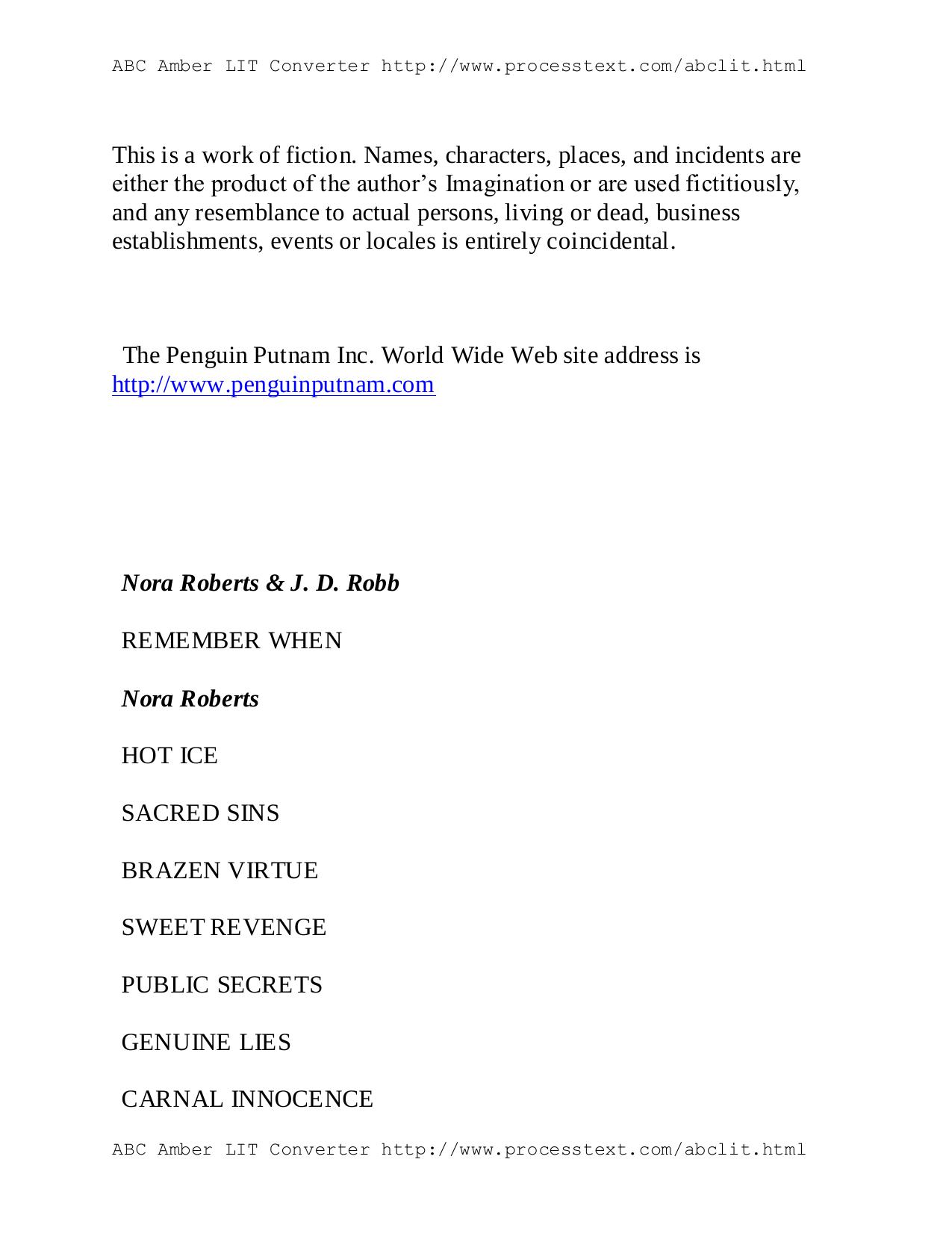 Red Lily-In the Garden Trilogy 3-Nora Roberts(2005) by Unknown