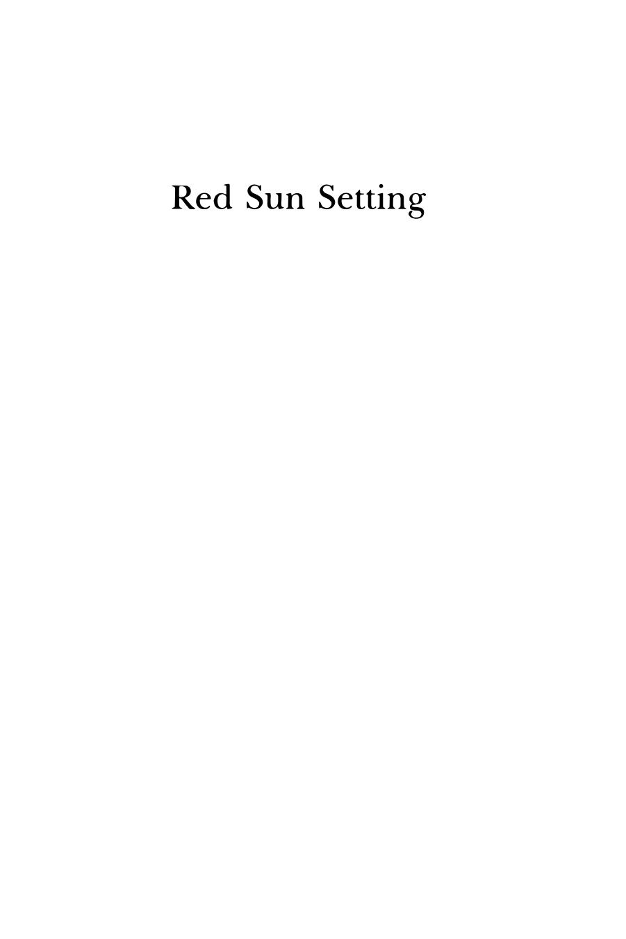 Red Sun Setting: The Battle of the Philippine Sea by William T. Y’Blood