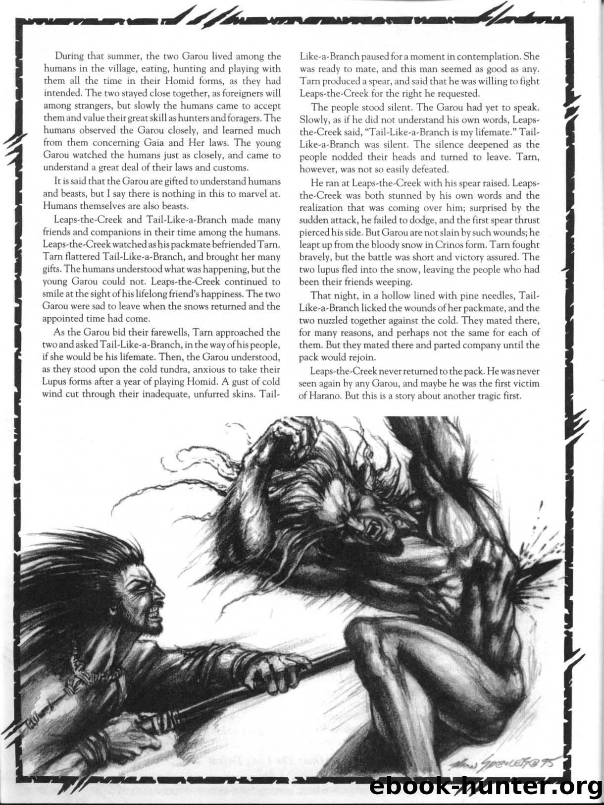 Red Talons Tribebook (2nd edition) scan by Unknown
