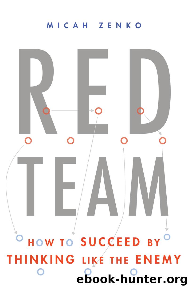 Red Team by Micah Zenko