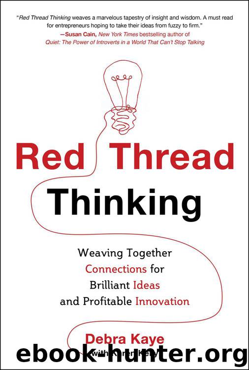 Red Thread Thinking: Weaving Together Connections for Brilliant Ideas and Profitable Innovation by Debra Kaye