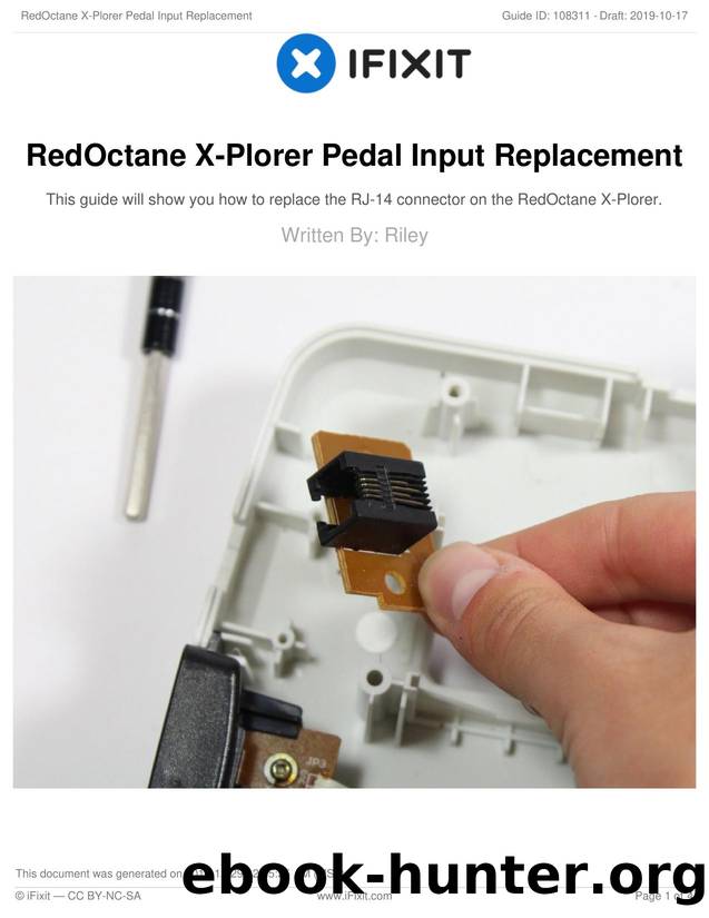 RedOctane X-Plorer Pedal Input Replacement by Unknown