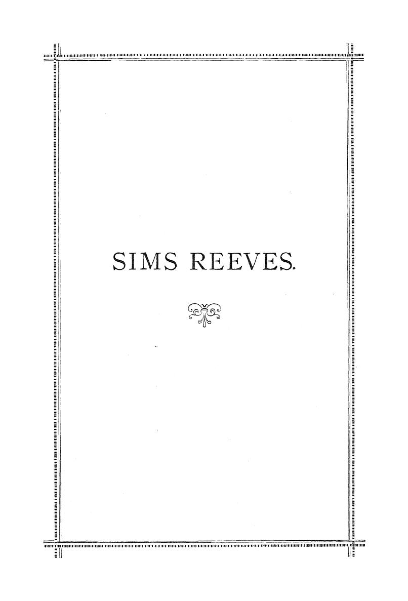 Reeves - Sims reeves by 1888