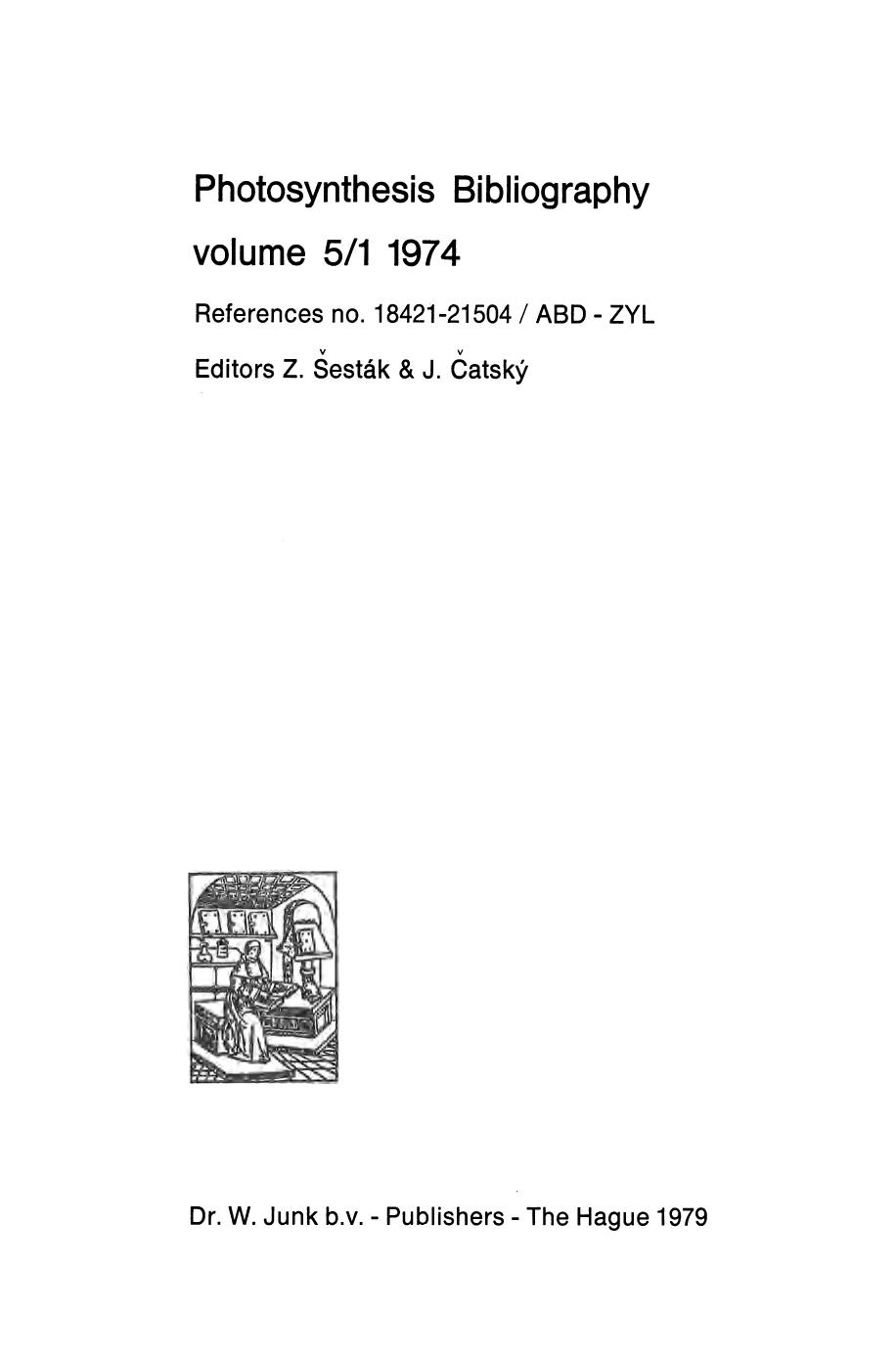 References no. 18421â21504 / ABDâZYL by Dr. Z. à esták Dr. J. Čatský (auth.) Dr. Z. à esták Dr. J. Čatský (eds.)