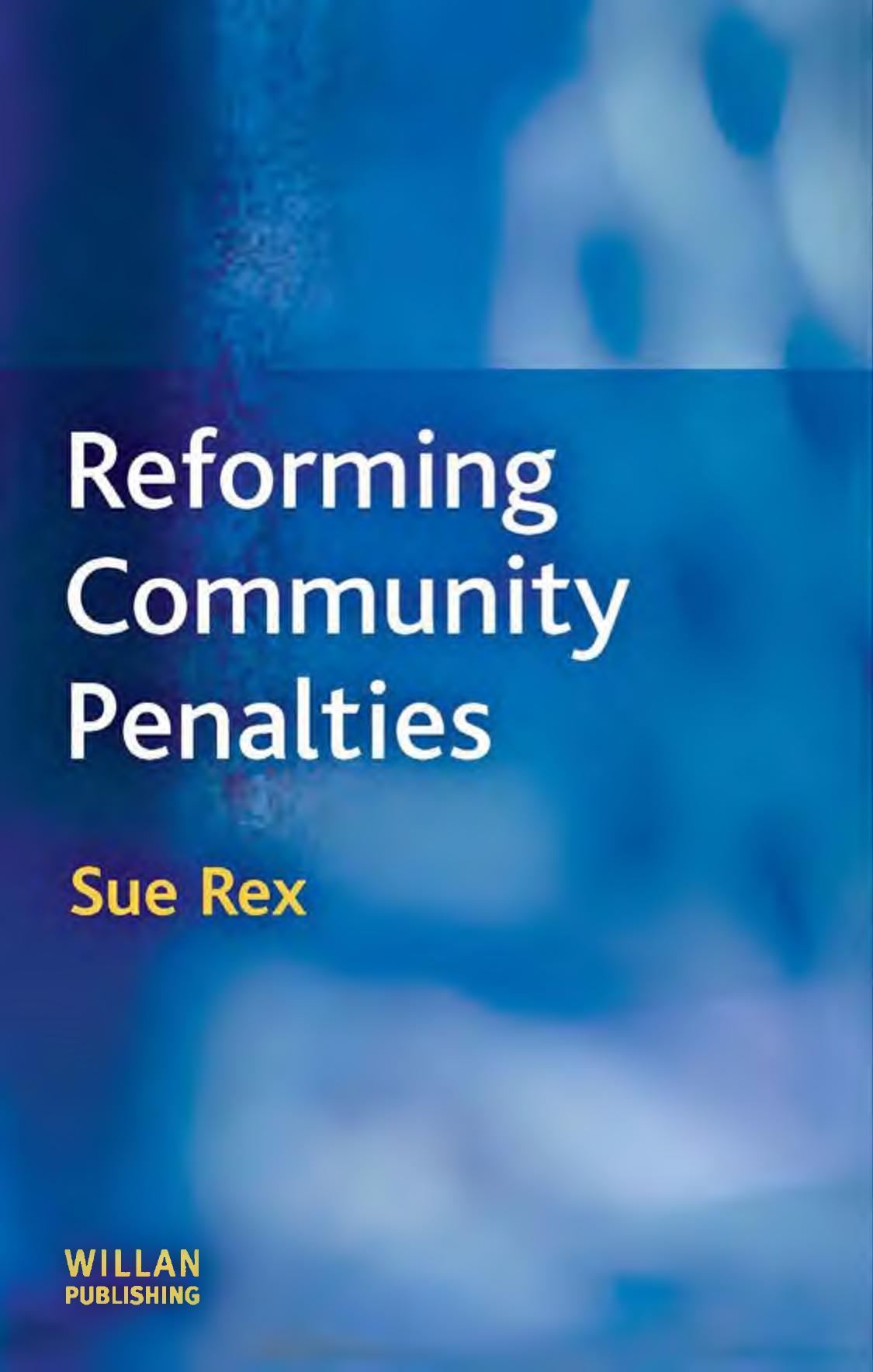 Reforming Community Penalties by Rex Sue
