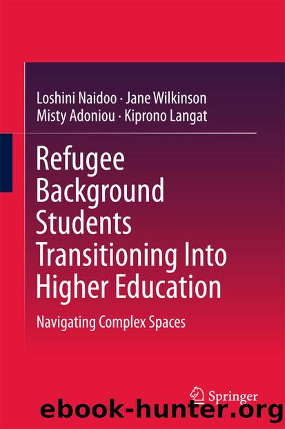 Refugee Background Students Transitioning Into Higher Education by Loshini Naidoo Jane Wilkinson Misty Adoniou & Kiprono Langat