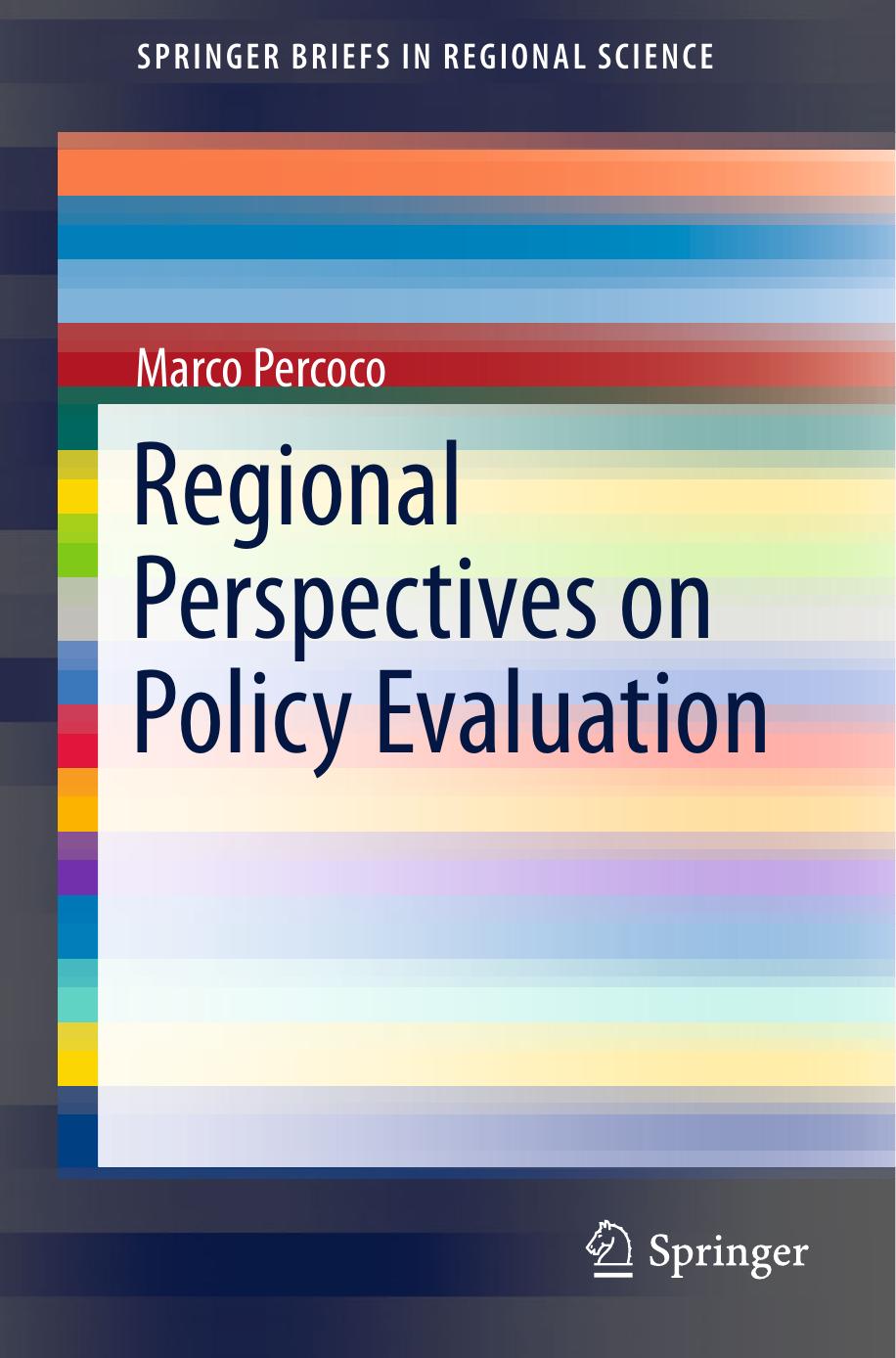 Regional Perspectives on Policy Evaluation by Marco Percoco (auth.)