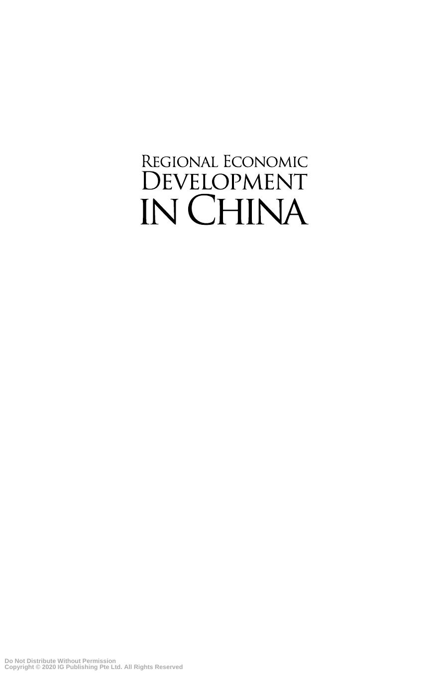 Regional economic development in China by ; John Wong; ; ; ; Swee-Hock Saw