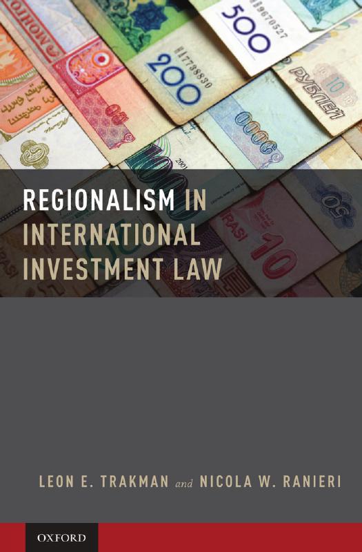Regionalism in International Investment Law by Unknow