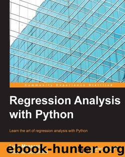 Regression Analysis with Python by Luca Massaron & Alberto Boschetti
