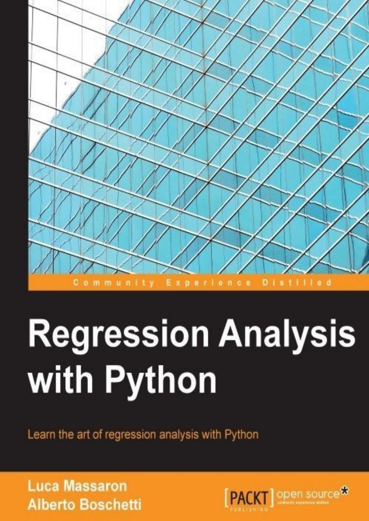 Regression Analysis with Python by Massaron Luca & Boschetti Alberto