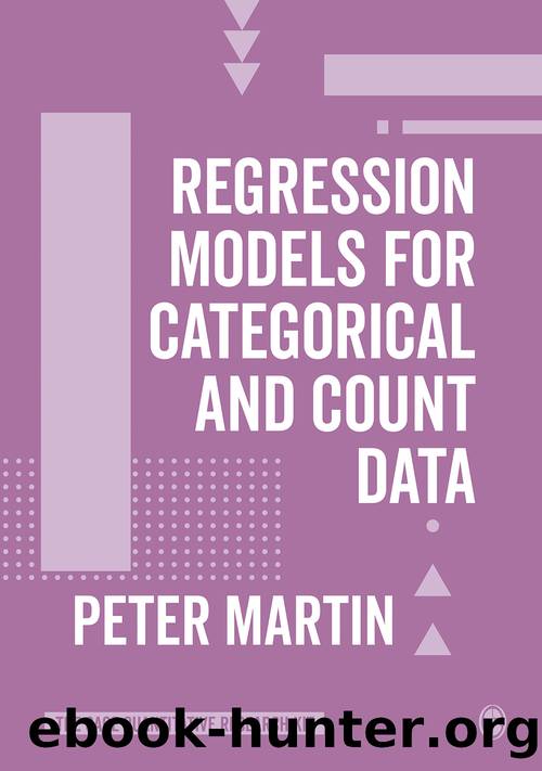 Regression Models for Categorical and Count Data by Martin Peter;