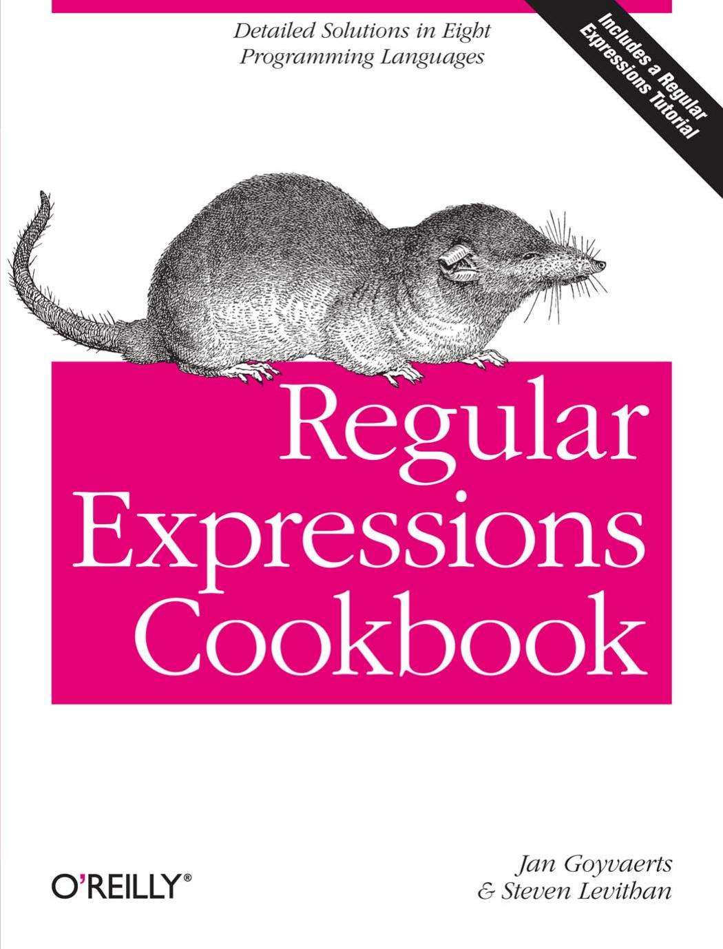 Regular Expressions Cookbook by Jan Goyvaerts