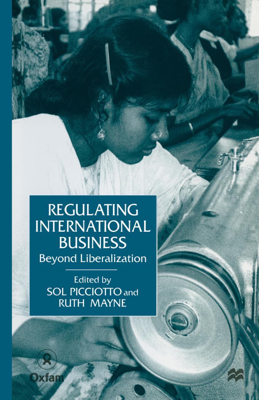Regulating International Business: Beyond Liberalization by Unknow