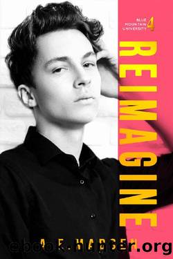 Reimagine: MX Roommates to Lovers Romance (Blue Mountain University Book 4) by A.E. Madsen