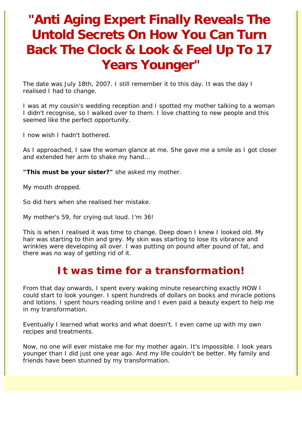 Rejuvenate- Turn Back The Clock. by Best of Kuszter's Collection