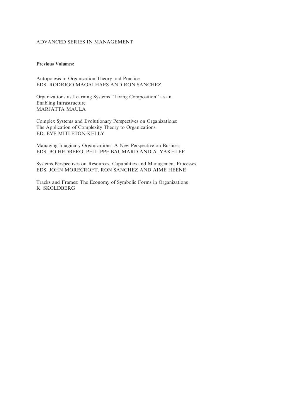 Relational Practices, Participative Organizing (Advanced Series in Management) by Chris Steyaert