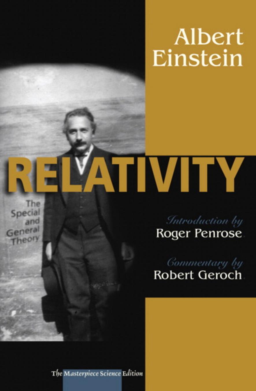 Relativity by Albert Einstein Roger Penrose