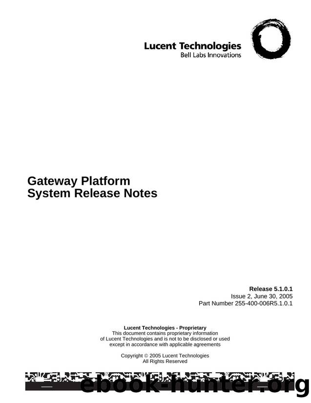 Release Notes by John Stupak