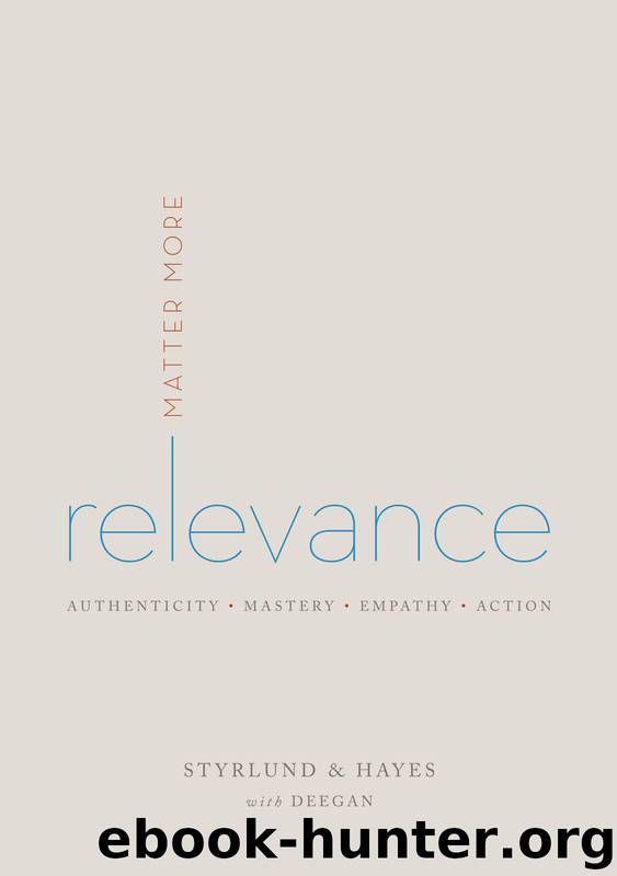 Relevance: Matter More by Tom Hayes & Phil Styrlund & Marian Deegan
