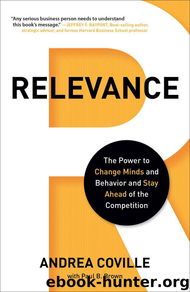 Relevance: The Power to Change Minds and Behavior and Stay Ahead of the Competition by Andrea Coville