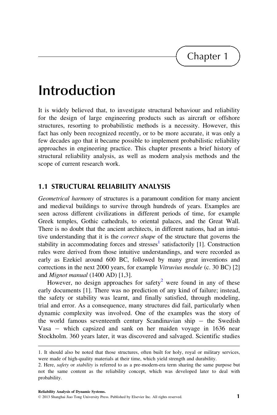 Reliability Analysis of Dynamic Systems. Shanghai Jiao Tong University Press Aerospace Series by Bin Wu (Auth.)