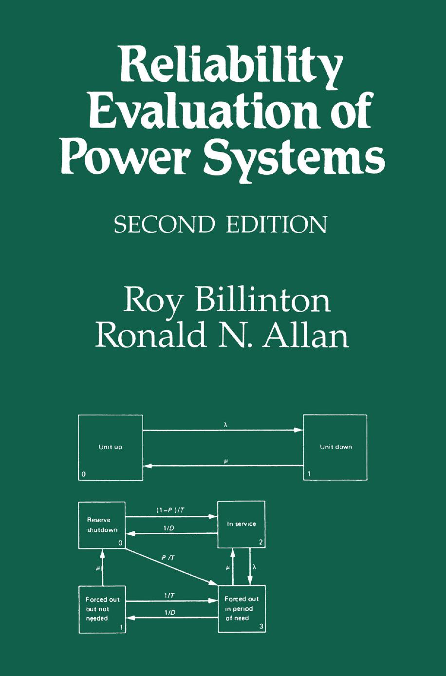 Reliability Evaluation of Power Systems by Roy Billinton Ronald N. Allan (auth.)
