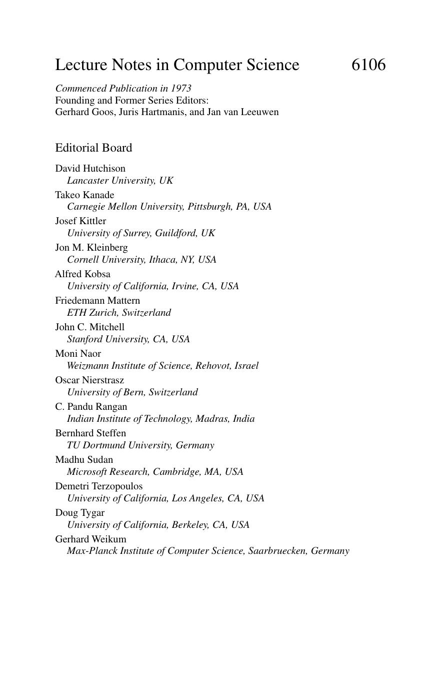 Reliable Software Technologiey â Ada-Europe 2010: 15th Ada-Europe International Conference on Reliable Software Technologies, Valencia, Spain, June 14-18, 2010. Proceedings by Theodore P. Baker (auth.) Jorge Real Tullio Vardanega (eds.)