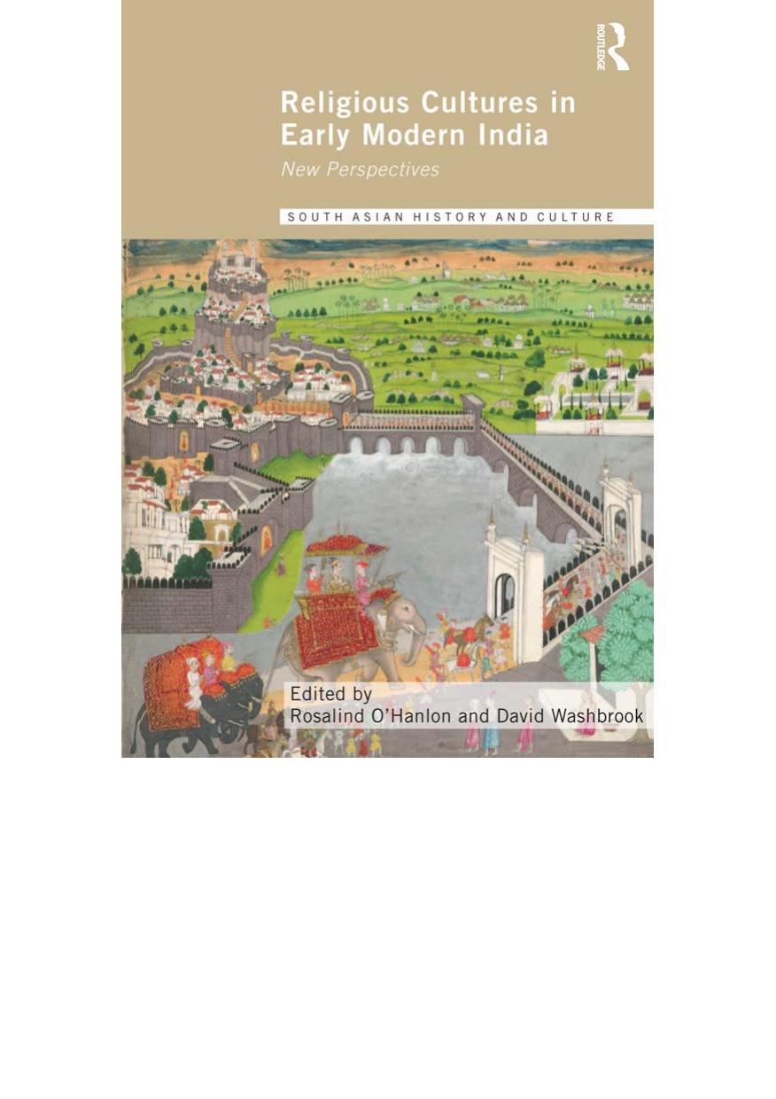 Religious Cultures in Early Modern India: New Perspectives by Rosalind O'Hanlon and David Washbrook