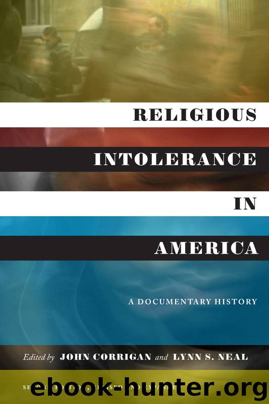 Religious Intolerance in America by John Corrigan