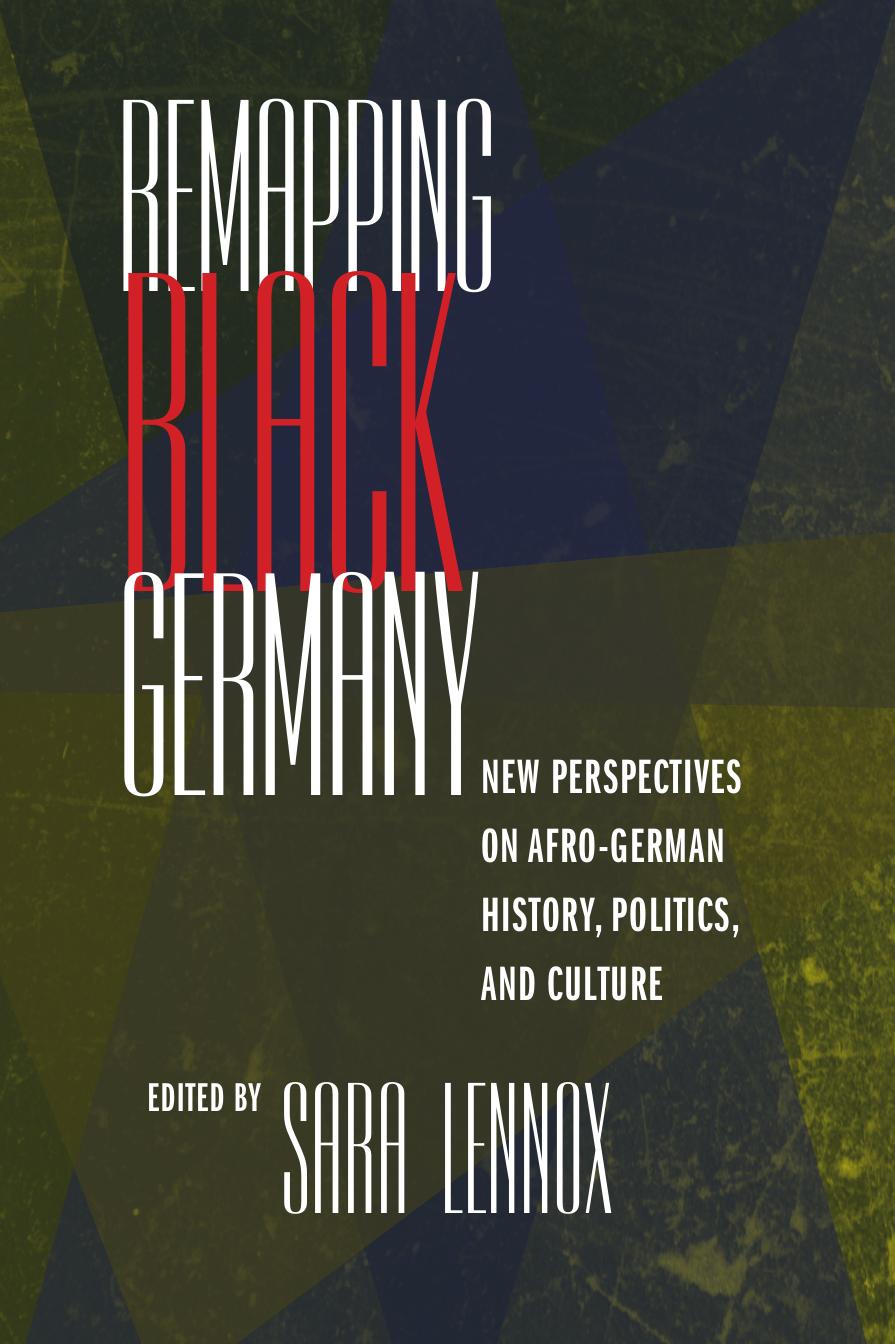 Remapping Black Germany: New Perspectives on Afro-German History, Politics, and Culture by Sara Lennox