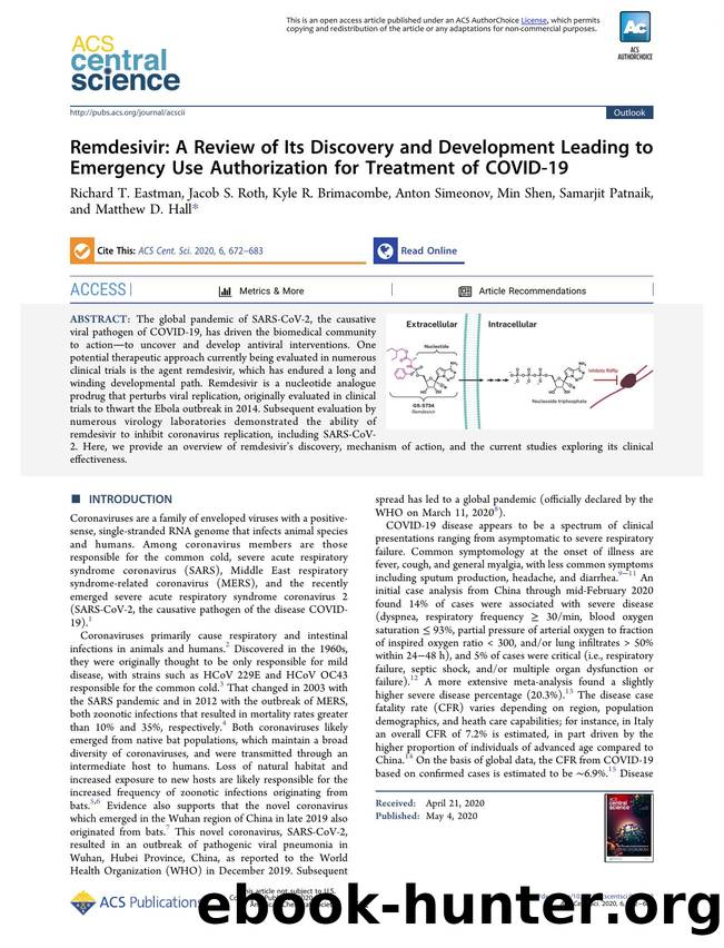 Remdesivir: A Review of Its Discovery and Development Leading to Emergency Use Authorization for Treatment of COVID-19 by unknow