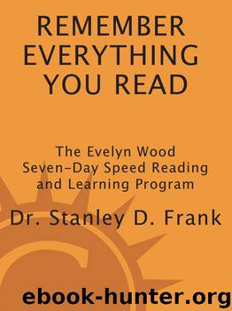 Remember Everything You Read by Dr. Stanley D. Frank