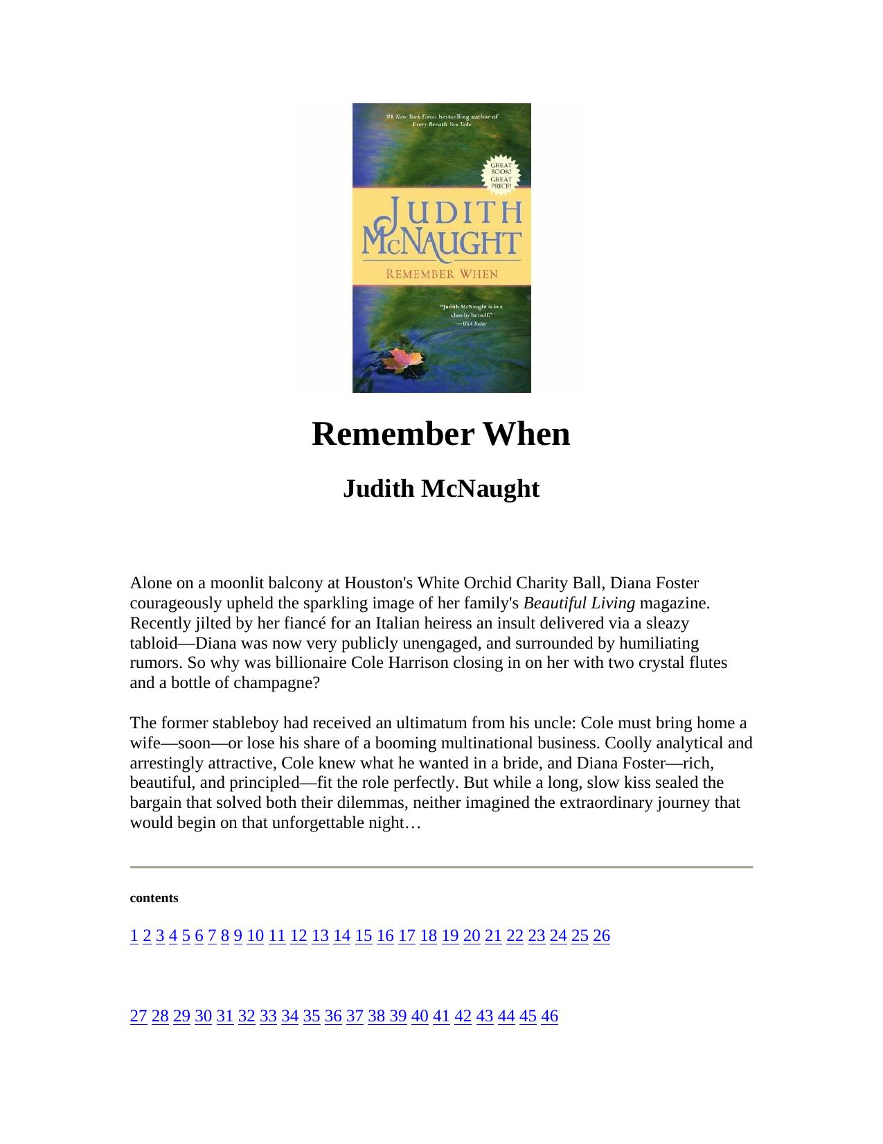 Remember When by Judith McNaught
